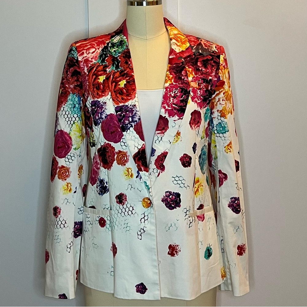 Floral blazer